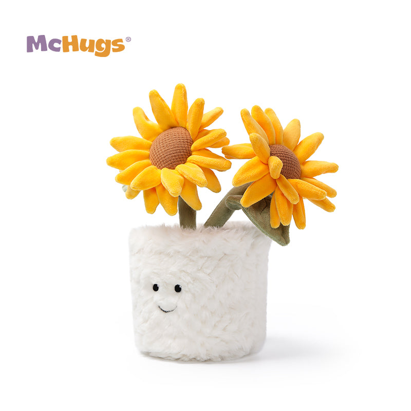 McHugs Sunshine Sunflower Bonsai Plush Soft Toy