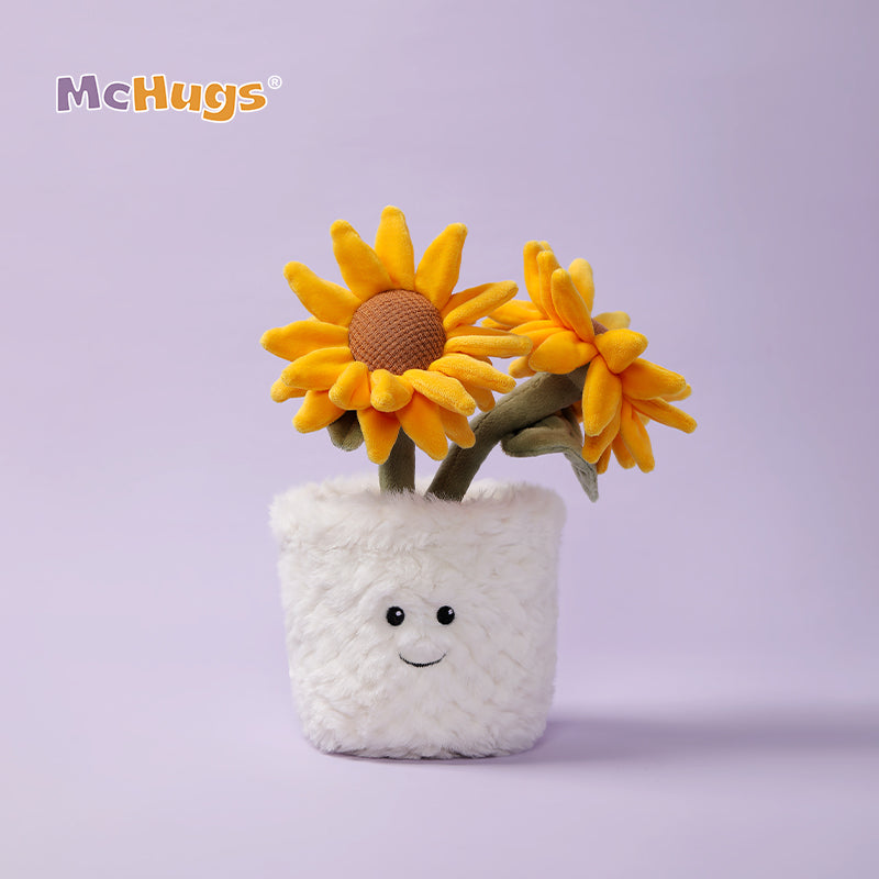 McHugs Sunshine Sunflower Bonsai Plush Soft Toy