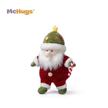 McHugs Vibrant Christmas Tree Santa Plush Soft Toy