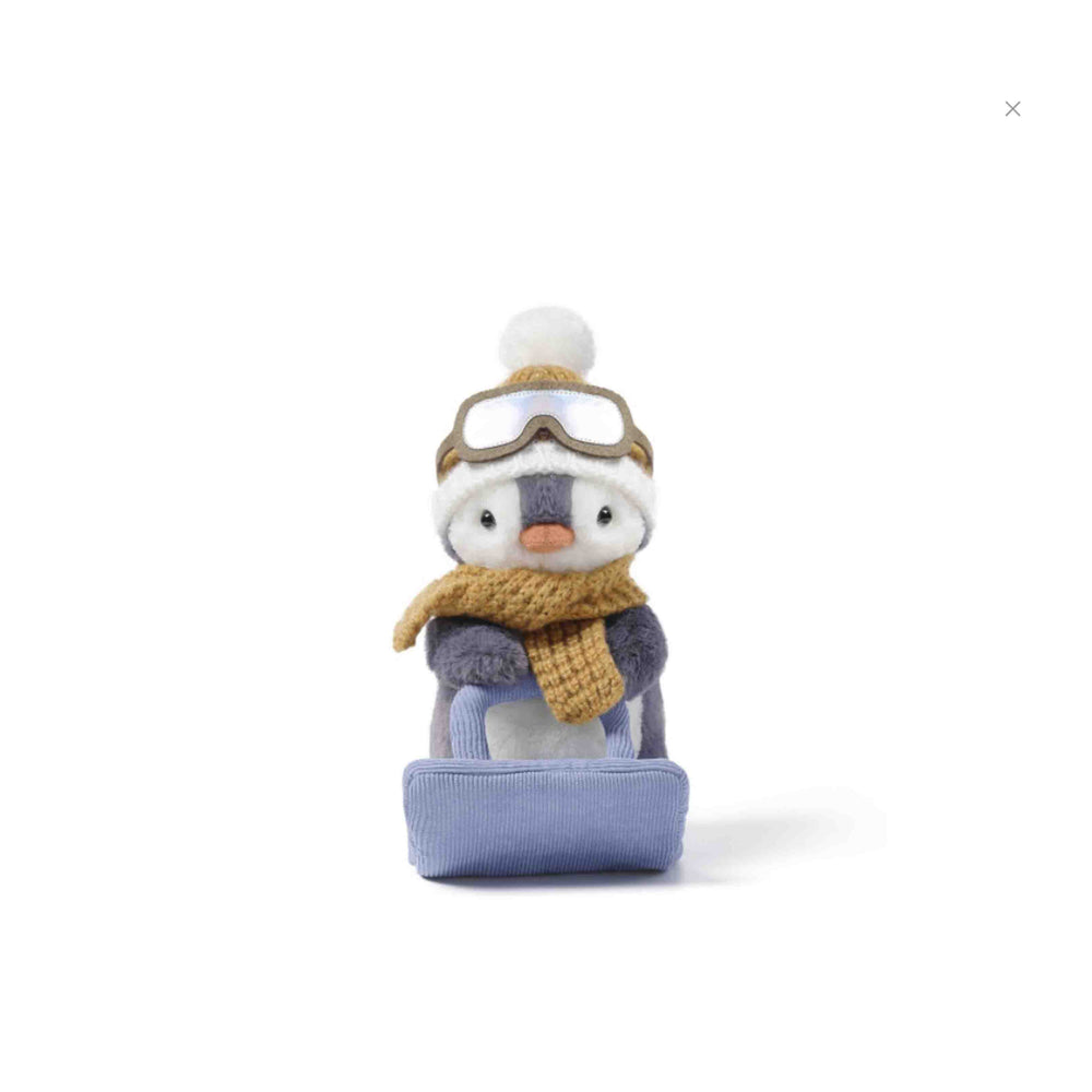 McHugs Sledding Glacier Penguin Plush Soft Toy