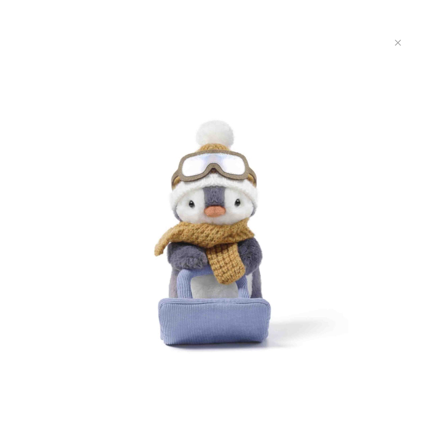 McHugs Sledding Glacier Penguin Plush Soft Toy