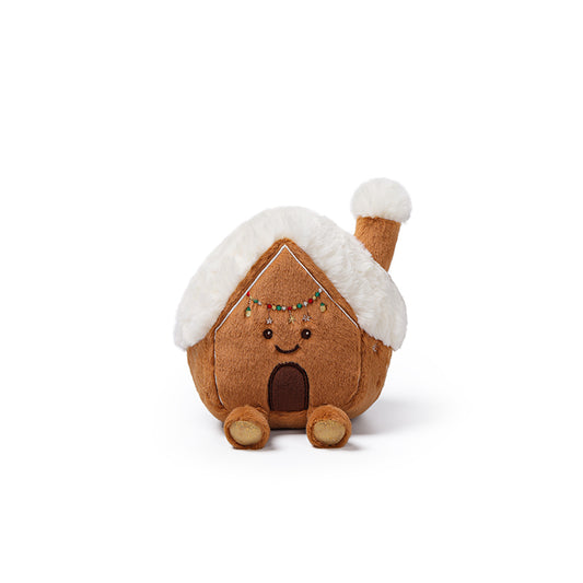McHugs Christmas Starlight Gingerbread House Plush Soft Toy
