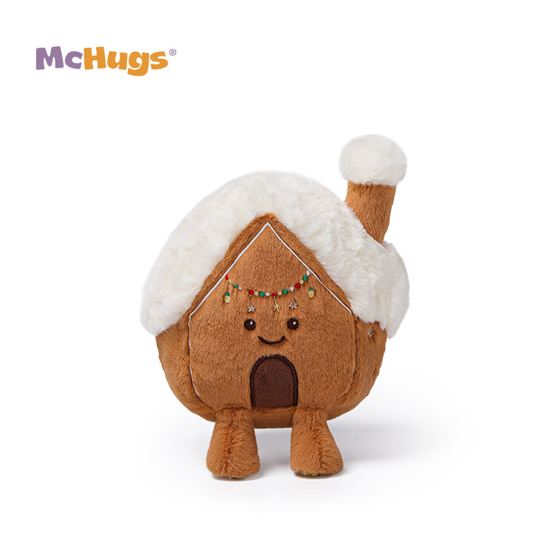 McHugs Christmas Starlight Gingerbread House Plush Soft Toy