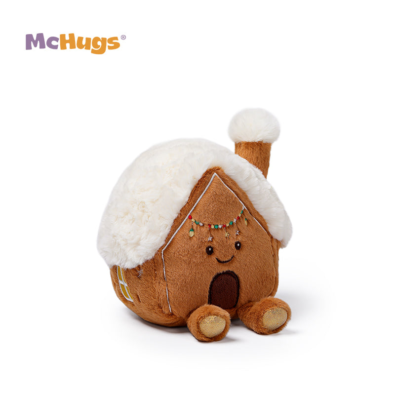 McHugs Christmas Starlight Gingerbread House Plush Soft Toy