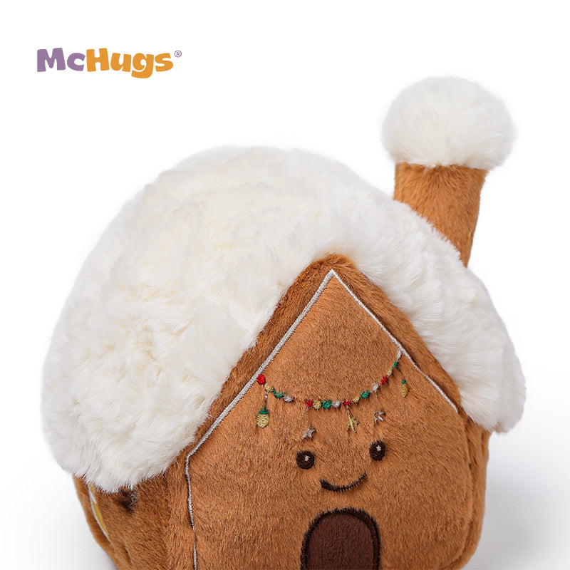 McHugs Christmas Starlight Gingerbread House Plush Soft Toy