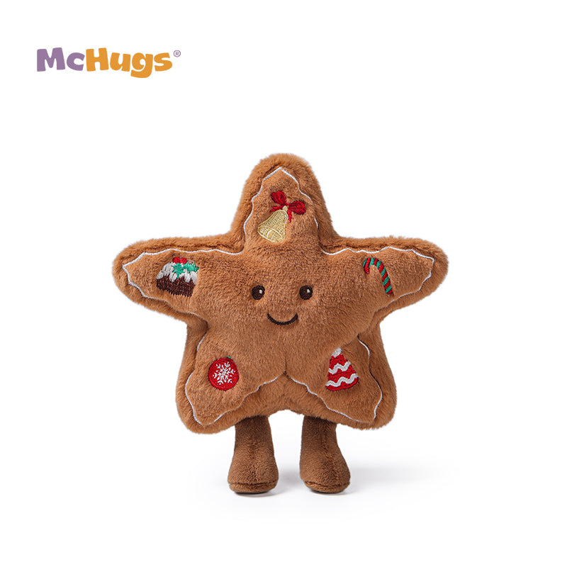McHugs Christmas Star Gingerbread Plush Soft Toy