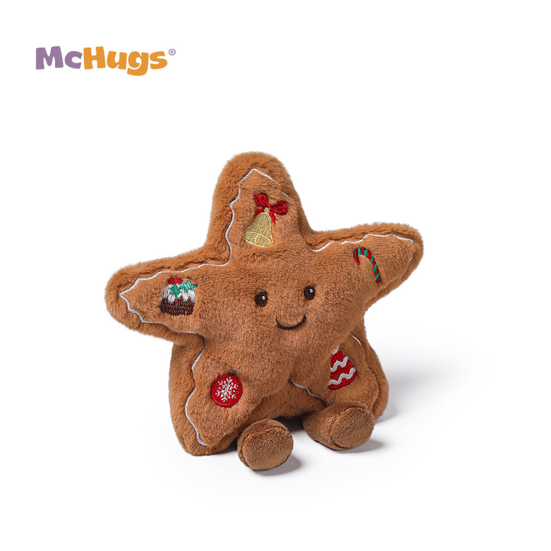 McHugs Christmas Star Gingerbread Plush Soft Toy