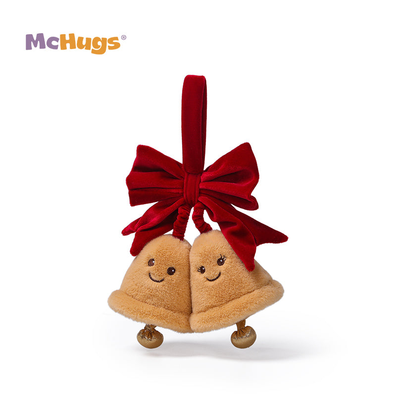 McHugs Christmas Bell Ornament Plush Soft Toy