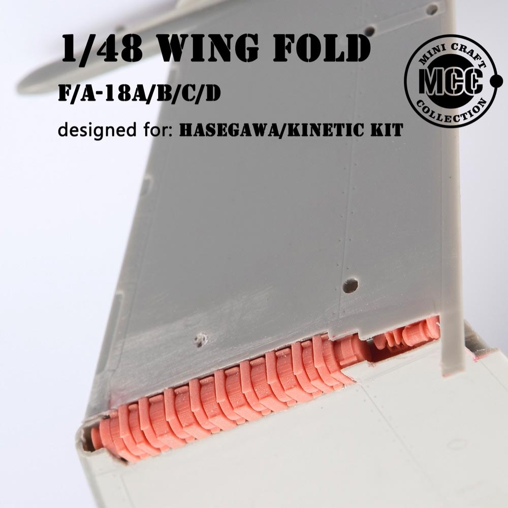 Mini Craft Collection 4801 F/A-18A/B/C/D Wing Fold 3D Printed 1:48 Model Part
