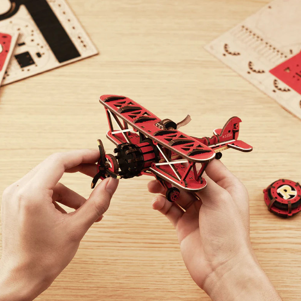 ROKR Sky Captain Pendulum Balance Toy 3D Puzzle Wooden Kit MCD01