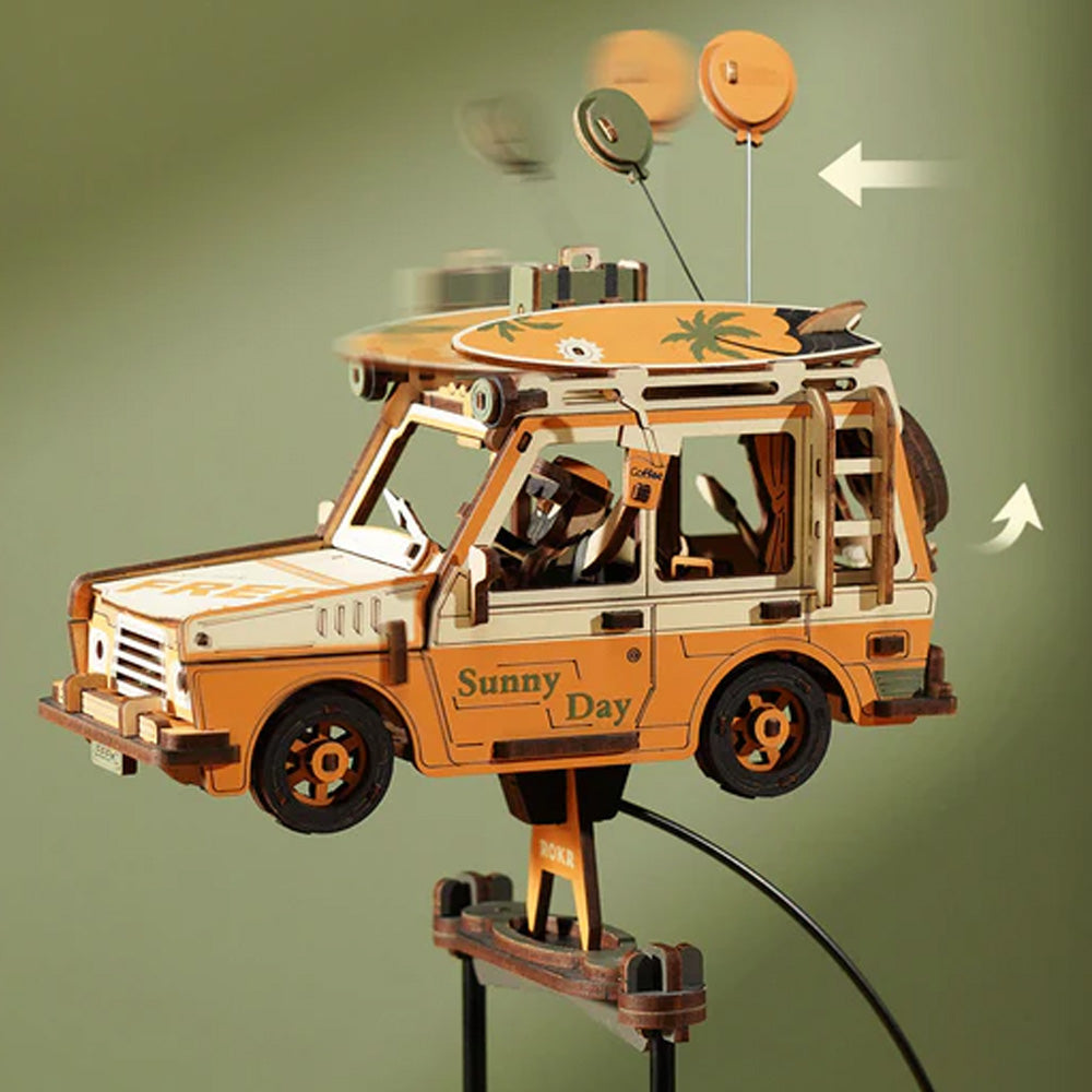 ROKR Road Tripper Pendulum Balance Toy 3D Puzzle Wooden Kit MCD03