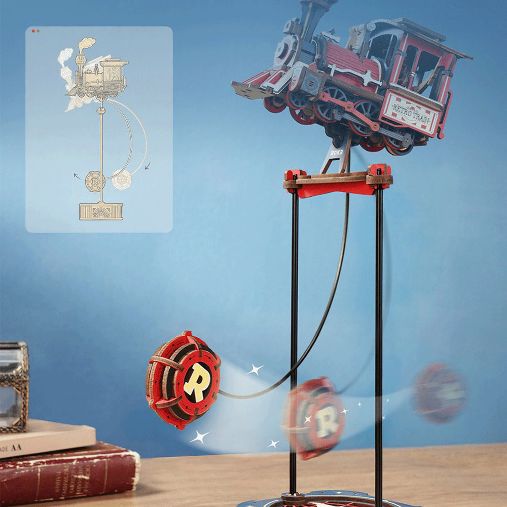 ROKR Lucky Trawler Pendulum Balance Toy 3D Puzzle Wooden Model Kit MCD08