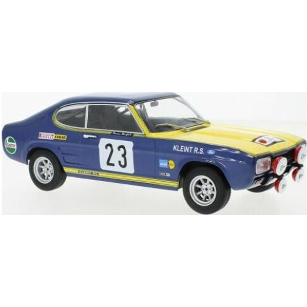 Model Car Group 18296 Ford Capri MkI No.23 Olympia Rally 1972 1:18 Diecast Car