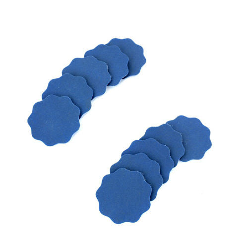 Modelcraft AB1415 Superfine Scalloped 1500 Grit Pads 32mm Velcro (10)