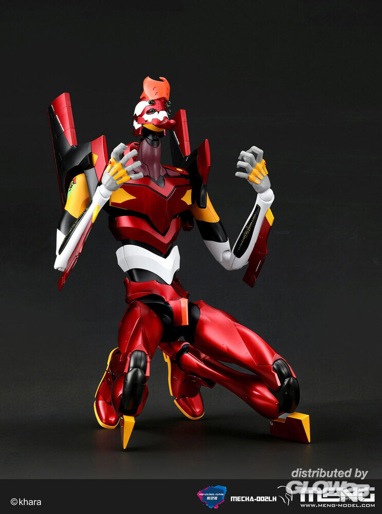 Meng Models 002LH Evangelion Unit-02 Ver.1.5 Radiant Pre-Colored Robot Model Kit