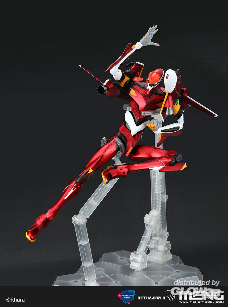 Meng Models 002LH Evangelion Unit-02 Ver.1.5 Radiant Pre-Colored Robot Model Kit