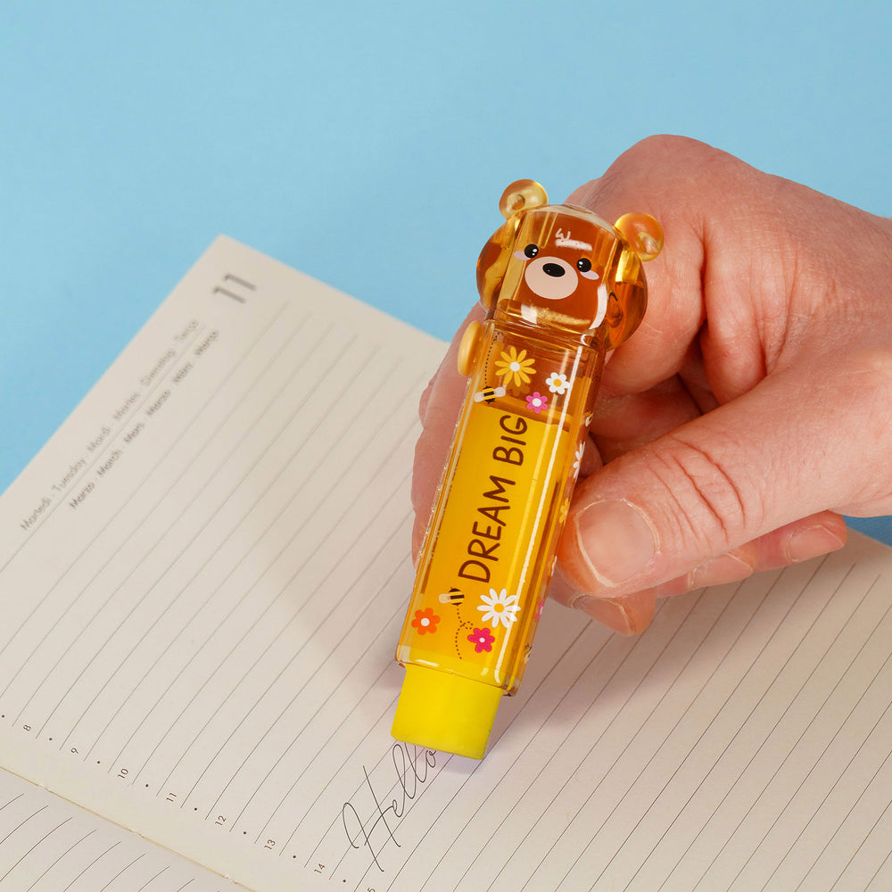 Legami Bear Sweet Bear Retractable Eraser - Teddy Bear