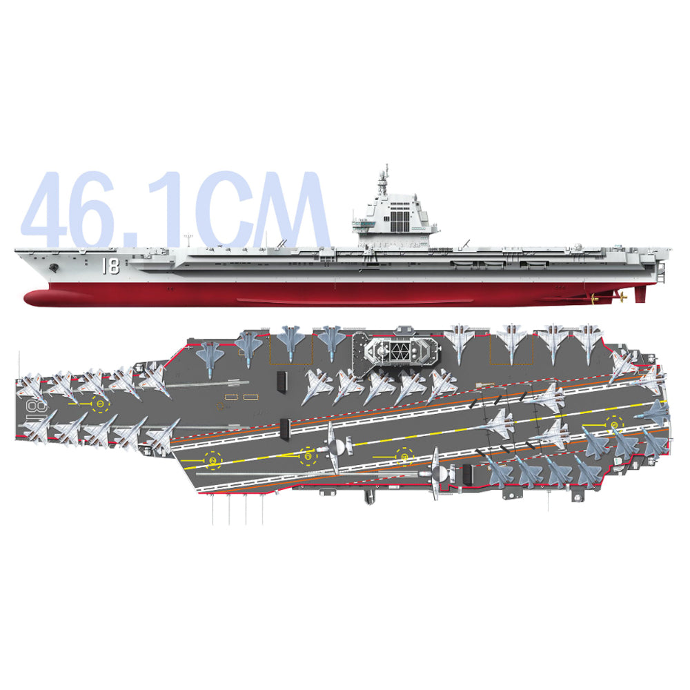 Magic Factory 1009 Type 003 Fujian Aircraft Carrier CV-18 1:700 Model Kit