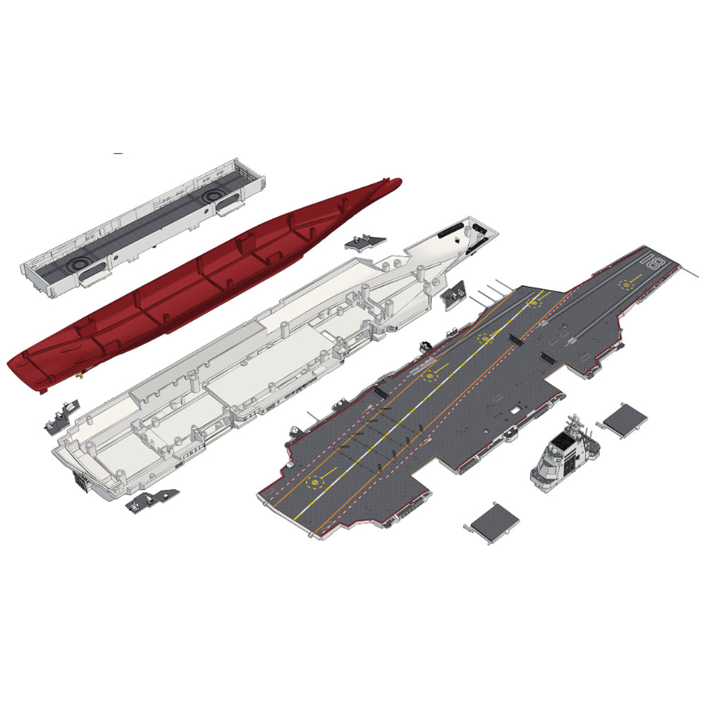 Magic Factory 1009 Type 003 Fujian Aircraft Carrier CV-18 1:700 Model Kit