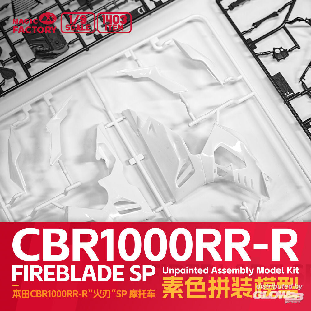 Magic Factory 1403 Honda CBR1000RR-R Fireblade SP Not Pre-Coloured 1:9 Model Kit