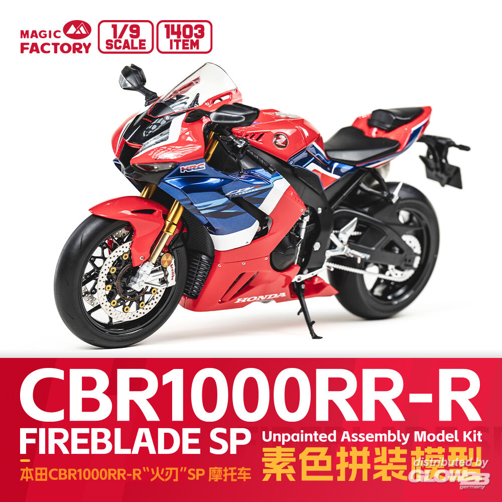 Magic Factory 1403 Honda CBR1000RR-R Fireblade SP Not Pre-Coloured 1:9 Model Kit