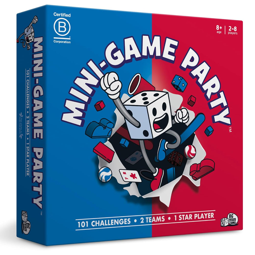 Mini-Game Party: 101 Mini Games Family Board Game 2-8 Players Big Potato Games