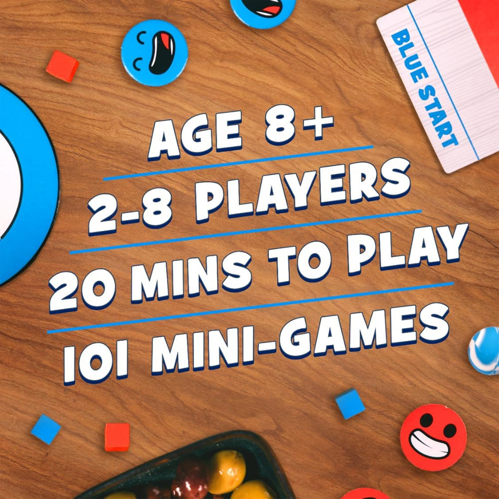 Mini-Game Party: 101 Mini Games Family Board Game 2-8 Players Big Potato Games