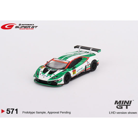 MiniGT Lamborghini Huracan GT3 EVO Super GT Series 1:64 Diecast Model MGT00571-L