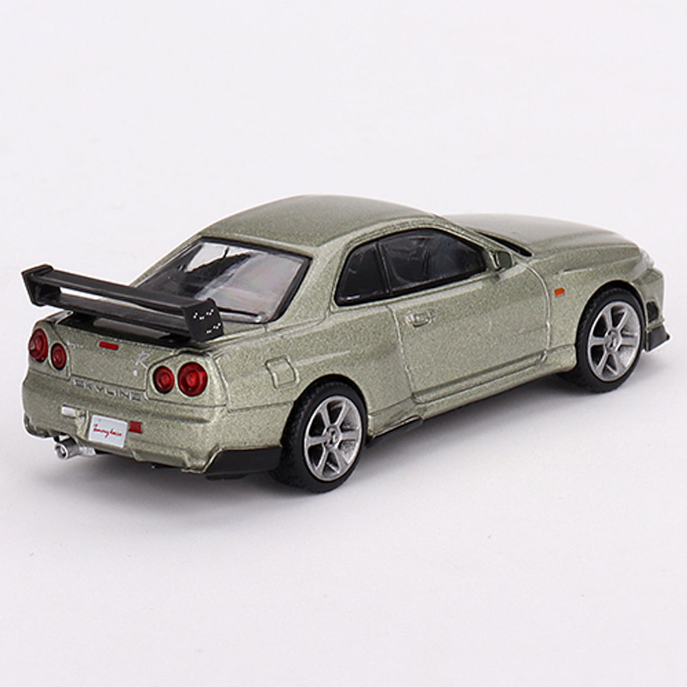 MiniGT Nissan Skyline GT-R (R34) Tommykaira R-Z Millenium Jade 1:64 Model 697-R