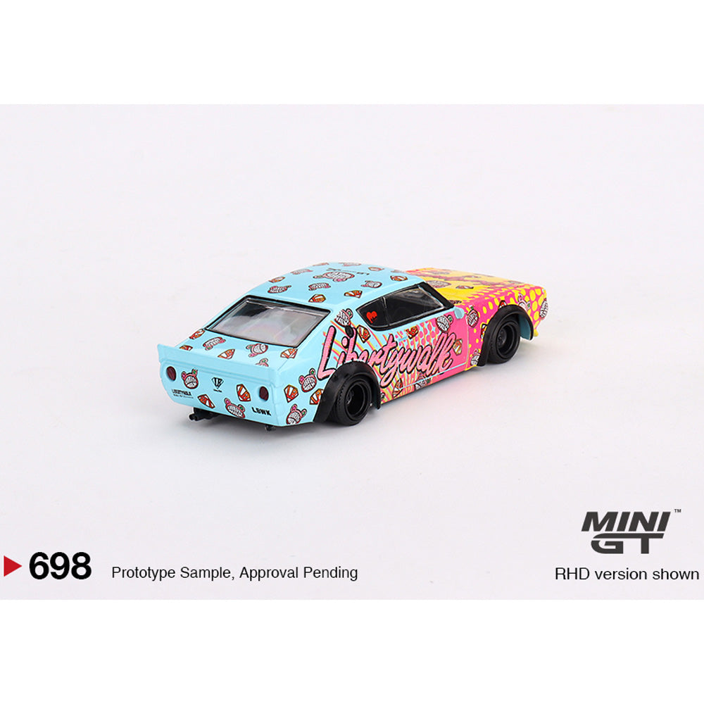 MiniGT Nissan Skyline Kenmeri Liberty Walk LBWK KUMA 1:64 Diecast Car 698