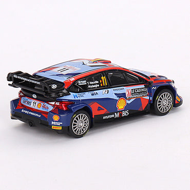 MiniGT Hyundai i20 N Rally1 Hybrid No.11 2023 Monte Carlo 3rd 1:64 Model 710-L