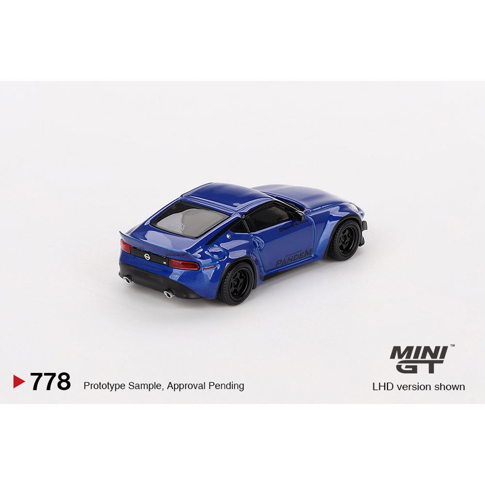 MiniGT Nissan Z Pandem Seiran Blue 1:64 Diecast Model 778
