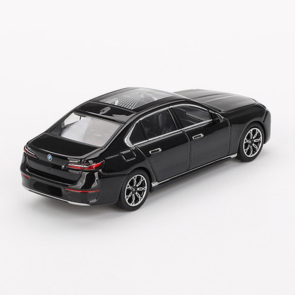 MinIGT BMW i7 eDrive50 Black Sapphire 1:64 Diecast Car 802