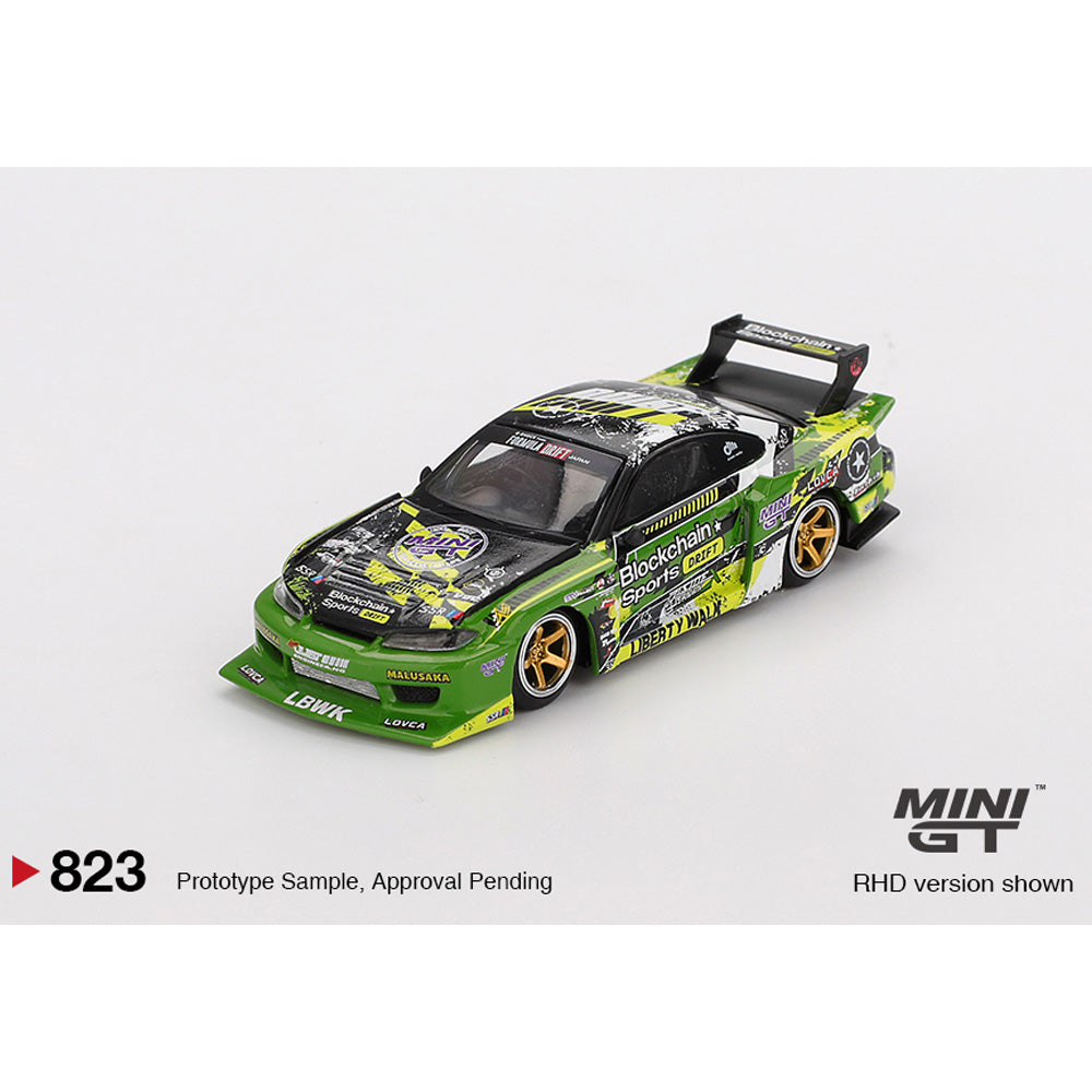MiniGT Nissan LB-Super Silhouette S15 SILVIA #555 V2 2024 Formula Drift 1:64 823