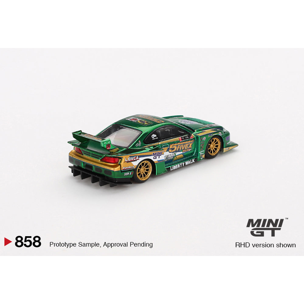 MiniGT Nissan LB-Super Silhouette S15 SILVIA LBWK 2024 Fausto Racing 1:64 858