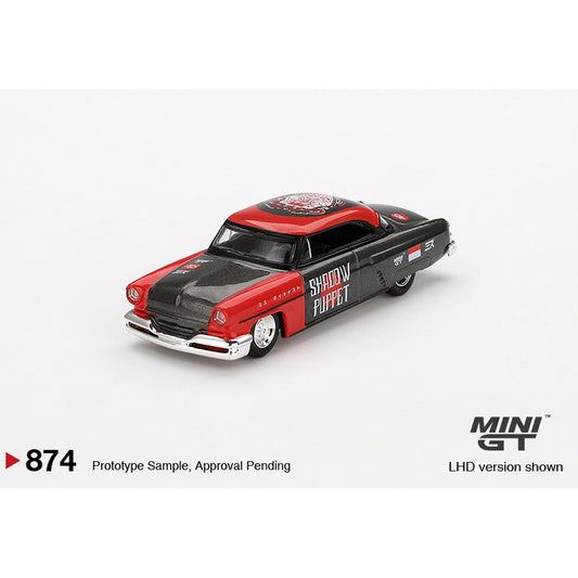 MiniGT x Mizu Lincoln Capri Hot Rod 1954 Shadow Puppet Blister 1:64 Diecast Car