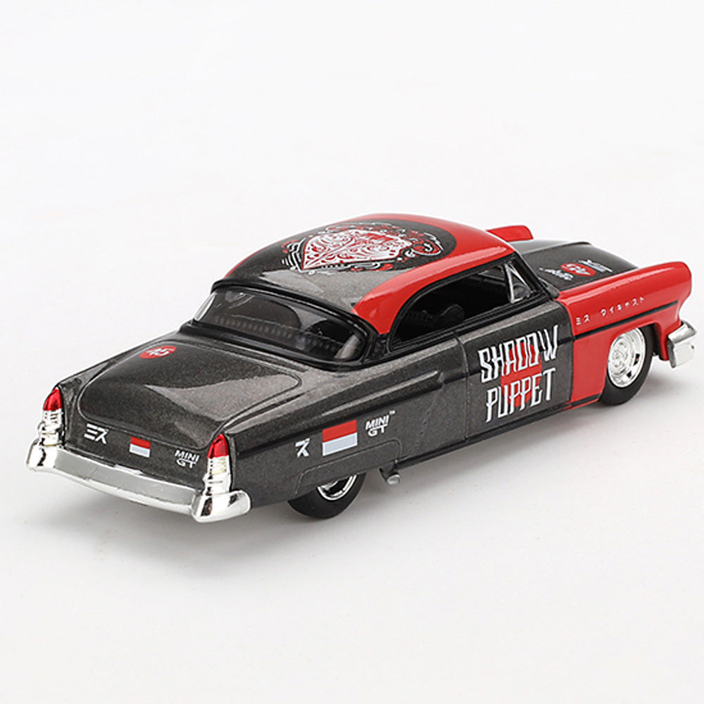 MiniGT x Mizu Lincoln Capri Hot Rod 1954 Shadow Puppet Blister 1:64 Diecast Car