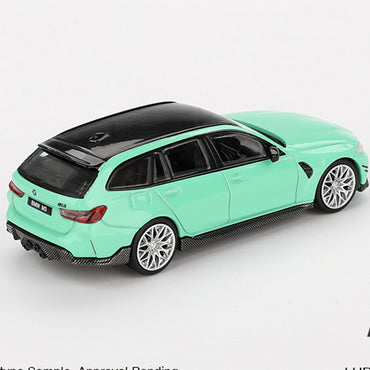 MiniGT BMW M3 M Performance Touring Mint Green 1:64 Diecast Car 897