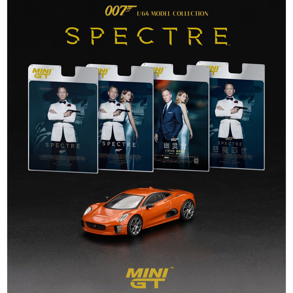 MiniGT James Bond 007 Jaguar C-X75 Spectre 1:64 Diecast Model (English)