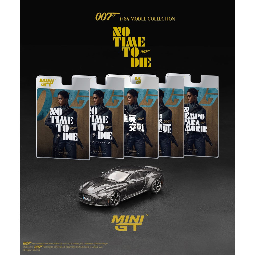 MiniGT 007 No Time To Die Aston Martin DBS 1:64 Diecast Car 904-007 Japanese
