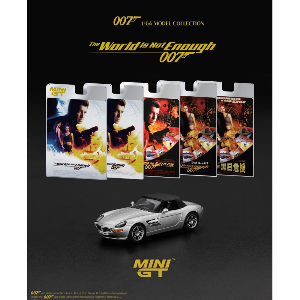 MiniGT 007 James Bond: The World Is Not Enough BMW Z8 Chinese 1:64 Diecast