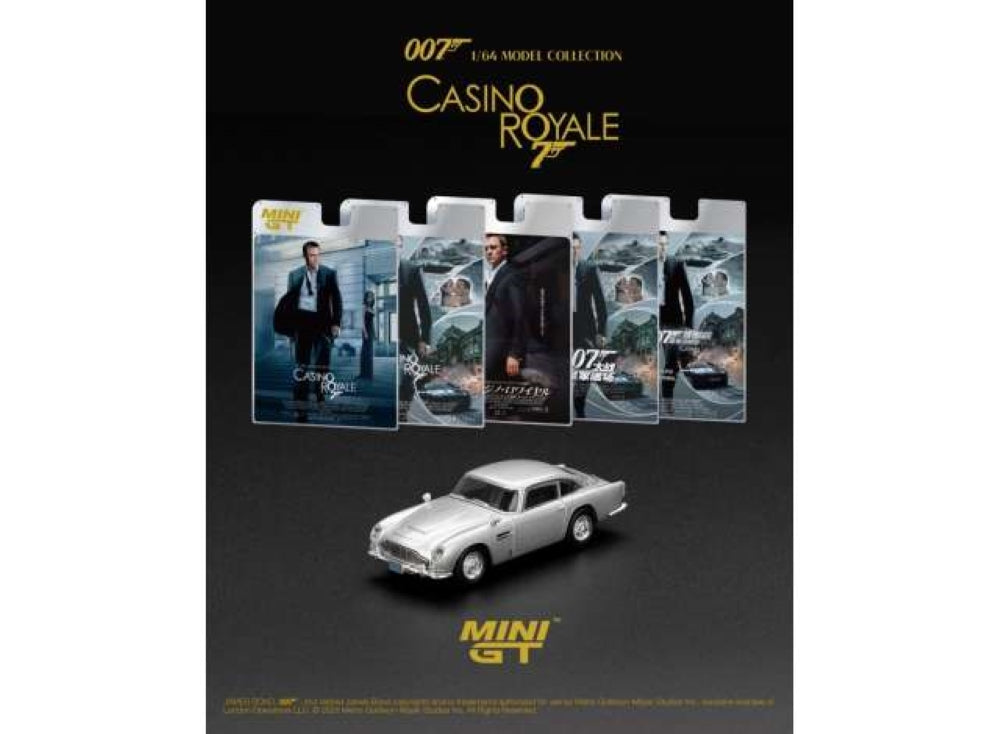MiniGT James Bond Aston Martin DB5 Casino Royale English 1:64 Car 0909-007E