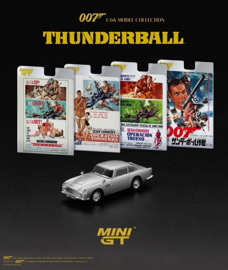 MiniGT James Bond Aston Martin DB5 Casino Royale Chinese 1:64 Diecast 0909-007SC