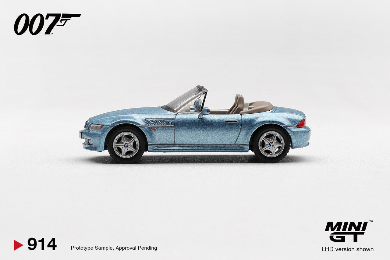 MiniGT James Bond BMW Z3 Goldeneye Japanese 1:64 Diecast Car 0914-007J