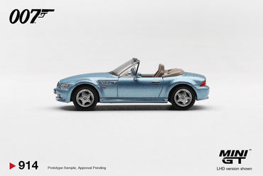 MiniGT James Bond BMW Z3 Goldeneye Japanese 1:64 Diecast Car 0914-007J