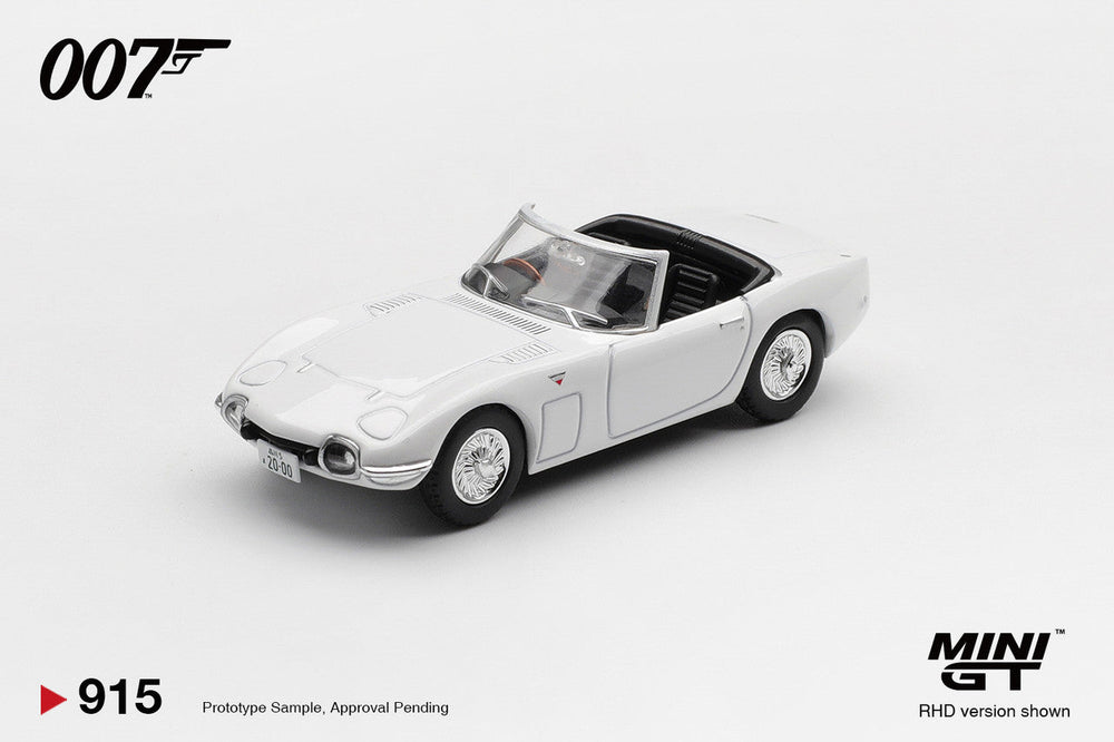 MiniGT James Bond Toyota 2000GT Roadster You Only Live Twice Eng 1:64 0915-007E