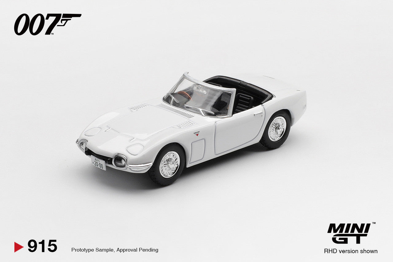 MiniGT James Bond Toyota 2000GT Roadster You Only Live Twice Eng 1:64 0915-007E