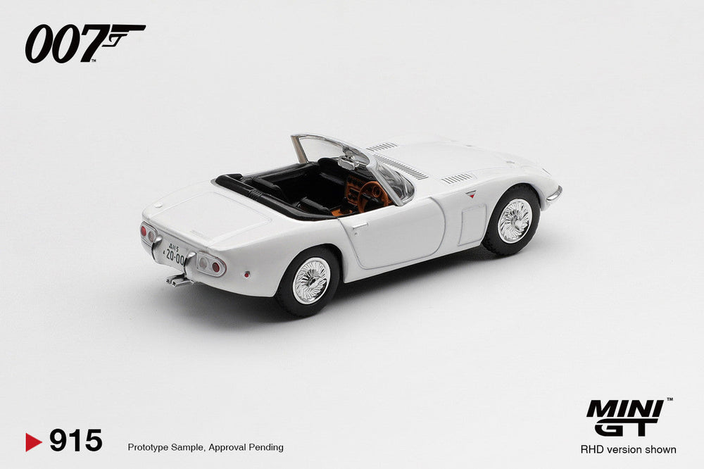 MiniGT James Bond Toyota 2000GT Roadster You Only Live Twice Ger 1:64 0915-007G