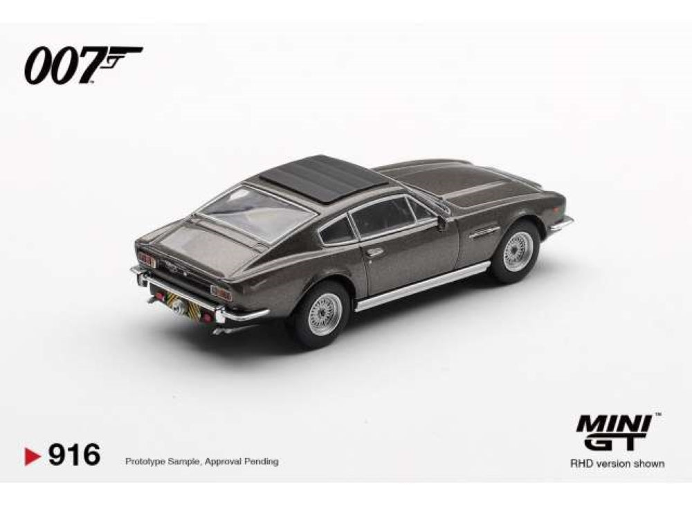 MiniGT James Bond Aston Martin V8 Vantage Living Daylights Ger 1:64 0916-007G
