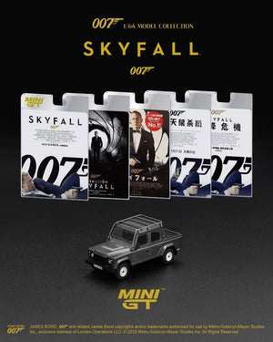 MiniGT James Bond Aston Martin V8 Vantage Living Daylights Ger 1:64 0916-007G